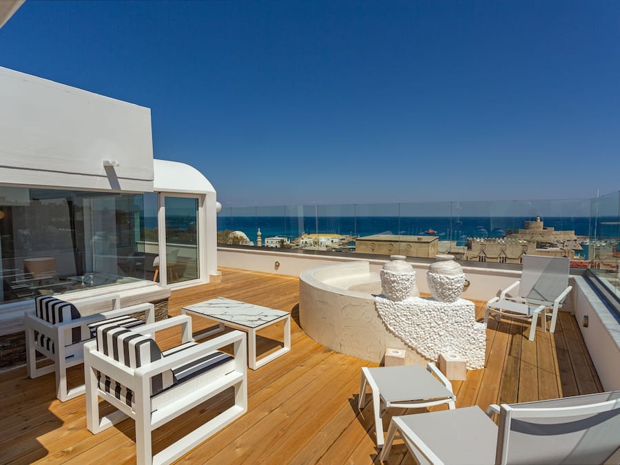 Suite Deluxe, 1 trÚs grand lit, vue mer, niveau Exécutif