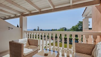 Suite | Uitzicht vanaf balkon