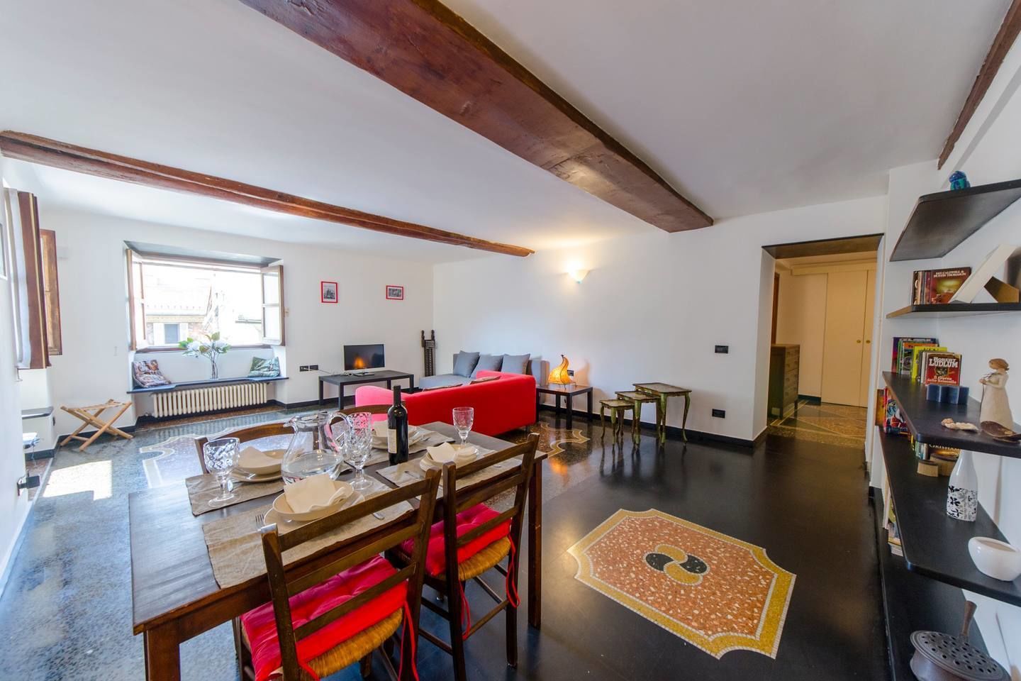 Apartment, 2 Bedrooms | Living area | 32-inch flat-screen TV with digital channels
