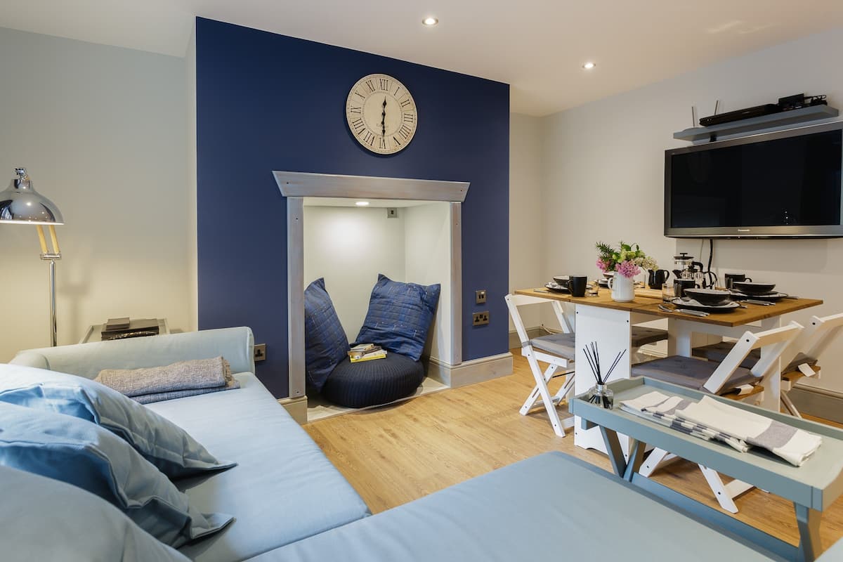 Departamento de lujo, hidromasaje, vista al jardín (Stopover Albany Garden) | Lounge