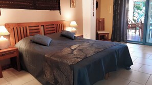 Estudio Confort, 1 cama Queen size, para no fumadores | 1 habitación y ropa de cama de alta calidad