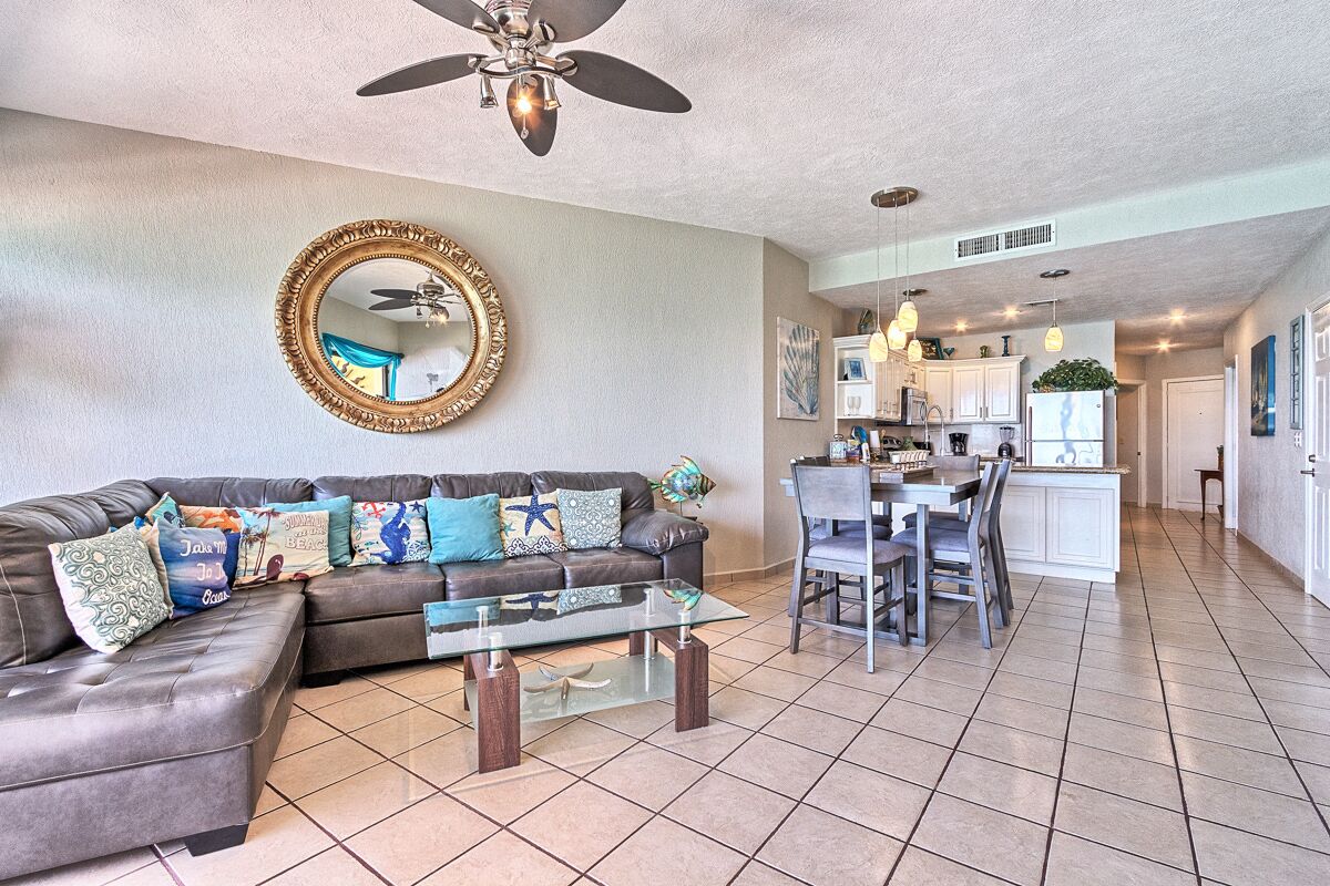 Smart TV, fireplace, video games, DVD player