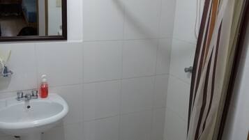 Towels, soap, shampoo, toilet paper