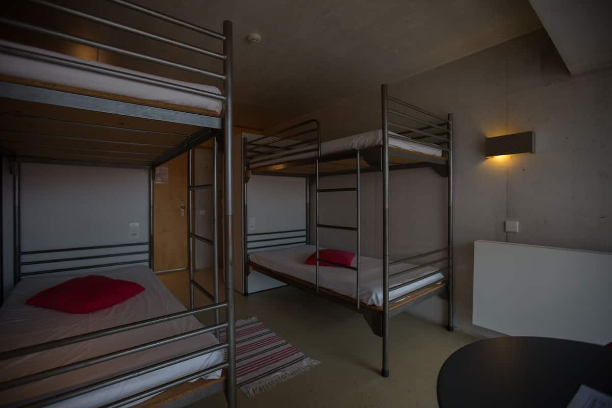 Blackout curtains, free WiFi, bed sheets