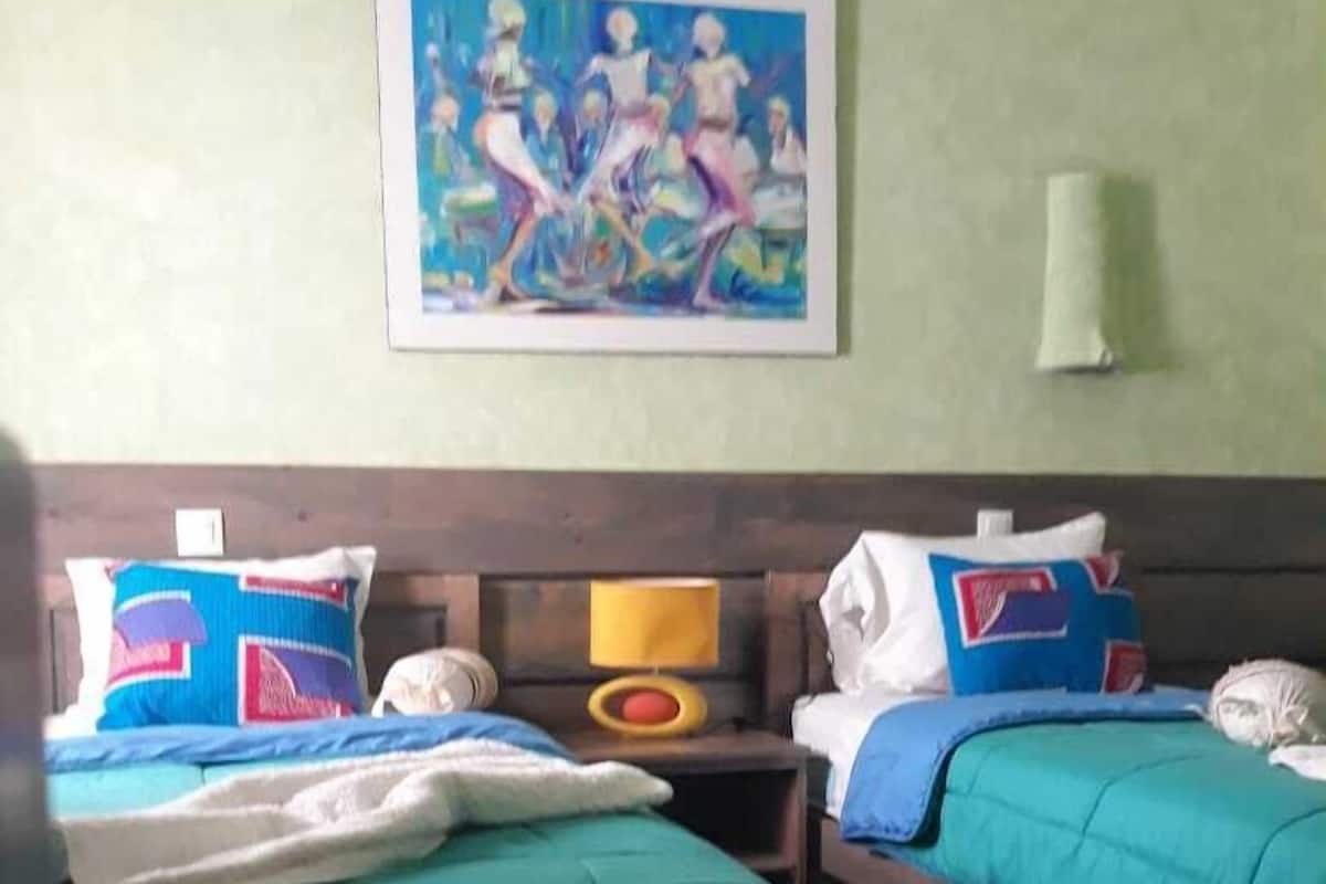 Blackout curtains, rollaway beds, bed sheets