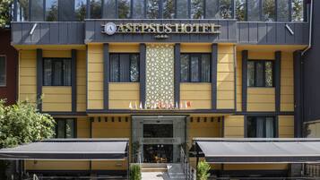 Fassade der Unterkunft