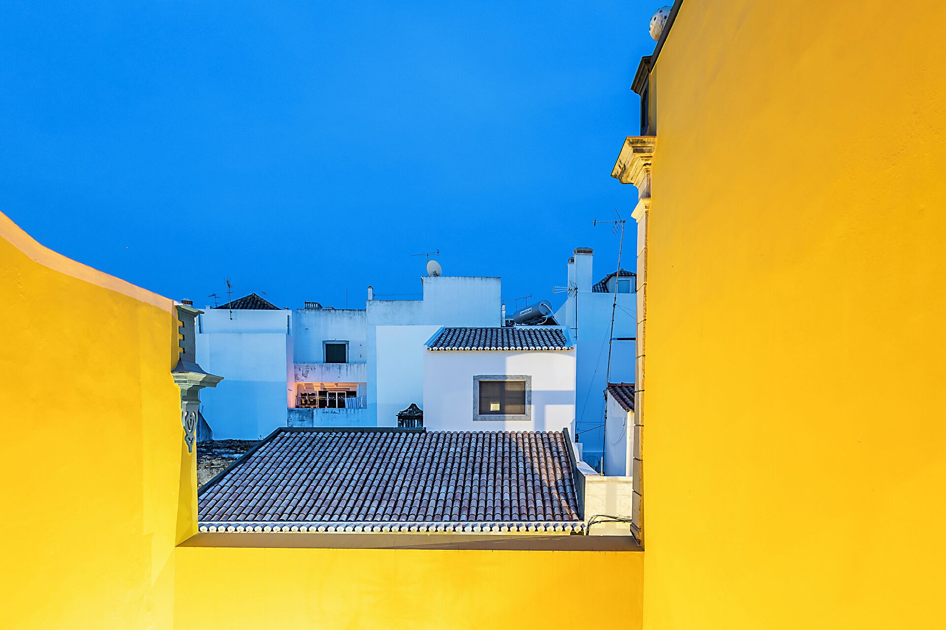 Front of property – evening/night