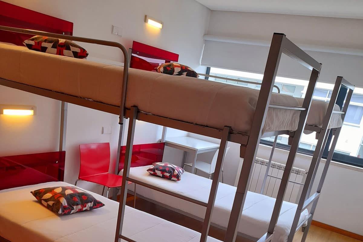 Quadruple Room, Men only | 20 bedrooms, blackout drapes, free WiFi, bed sheets