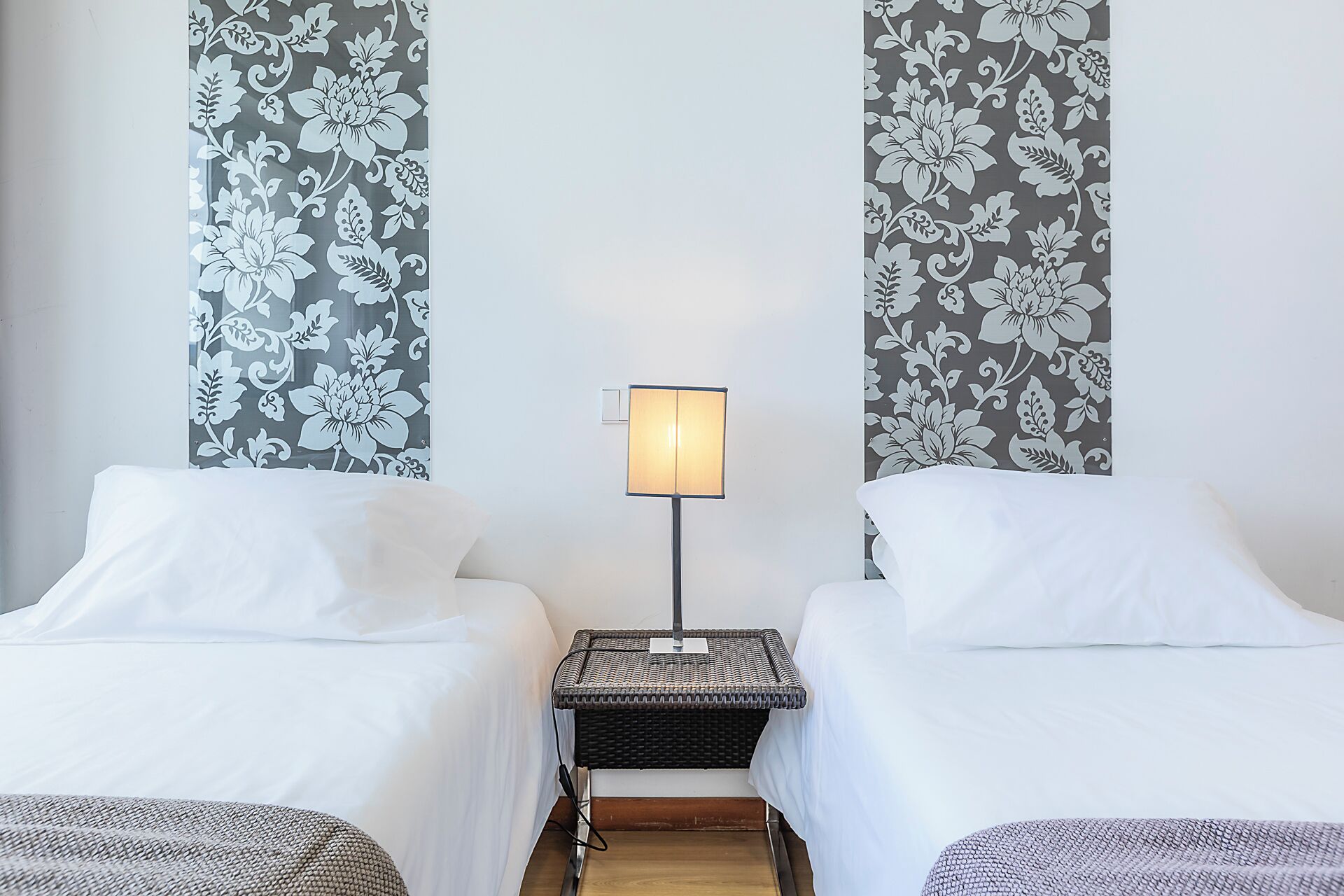 20 bedrooms, blackout curtains, free WiFi, bed sheets