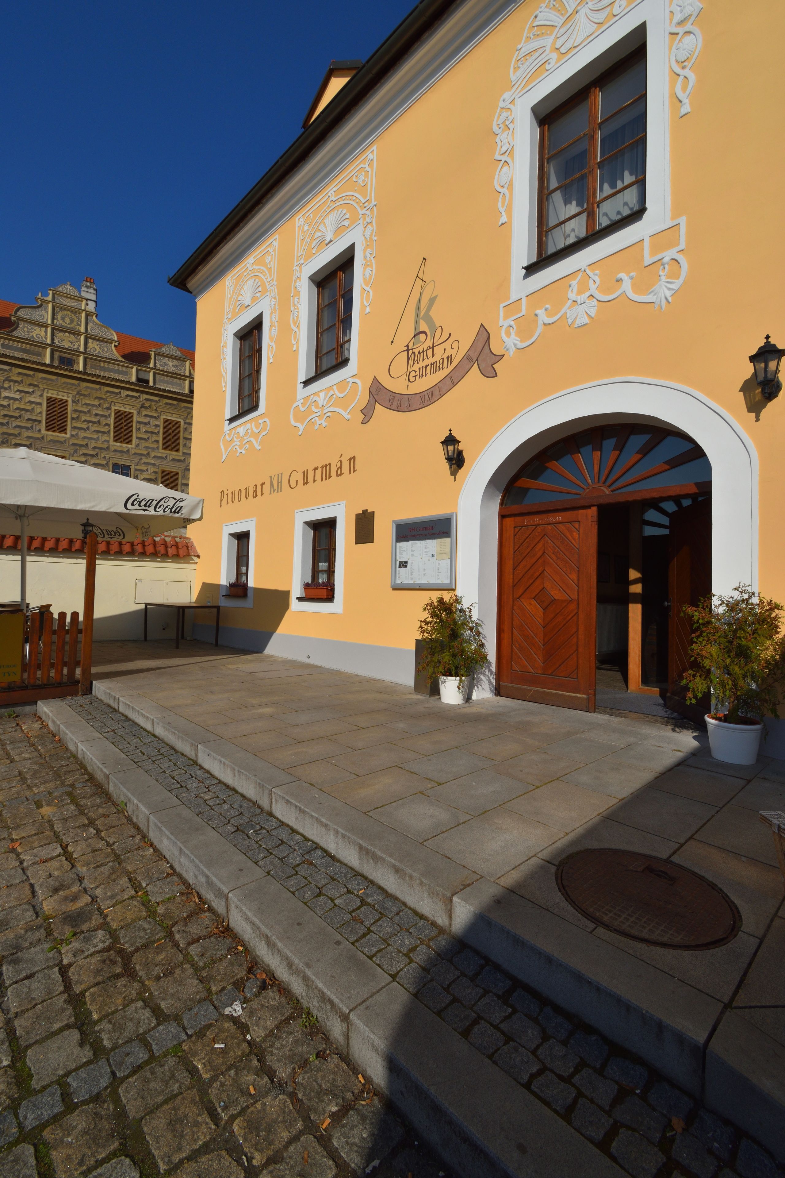 Entrada de l'allotjament