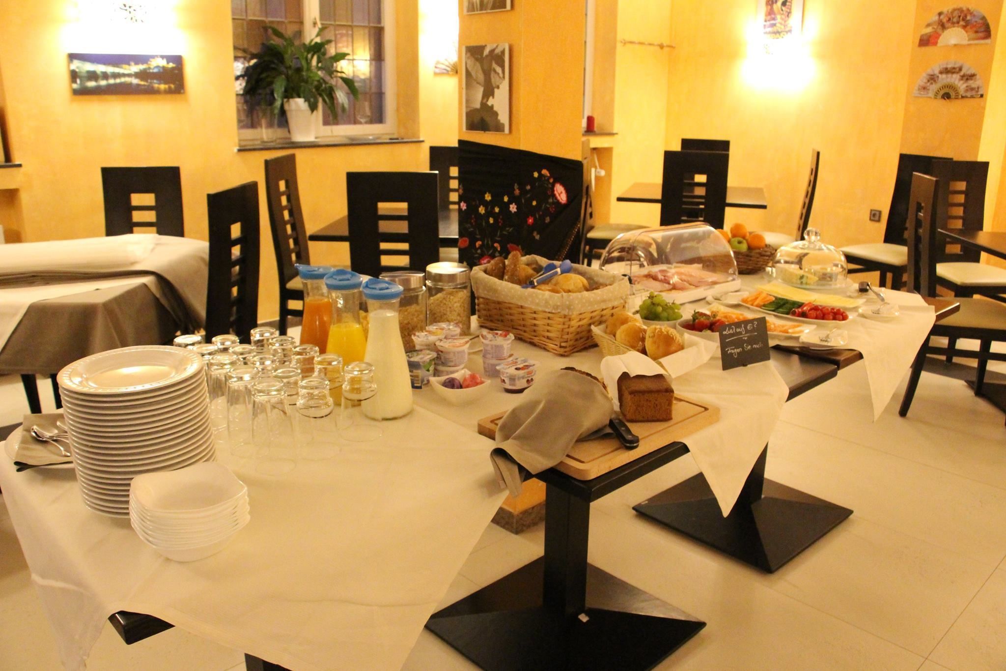 Daily buffet breakfast (EUR 12.50 per person)