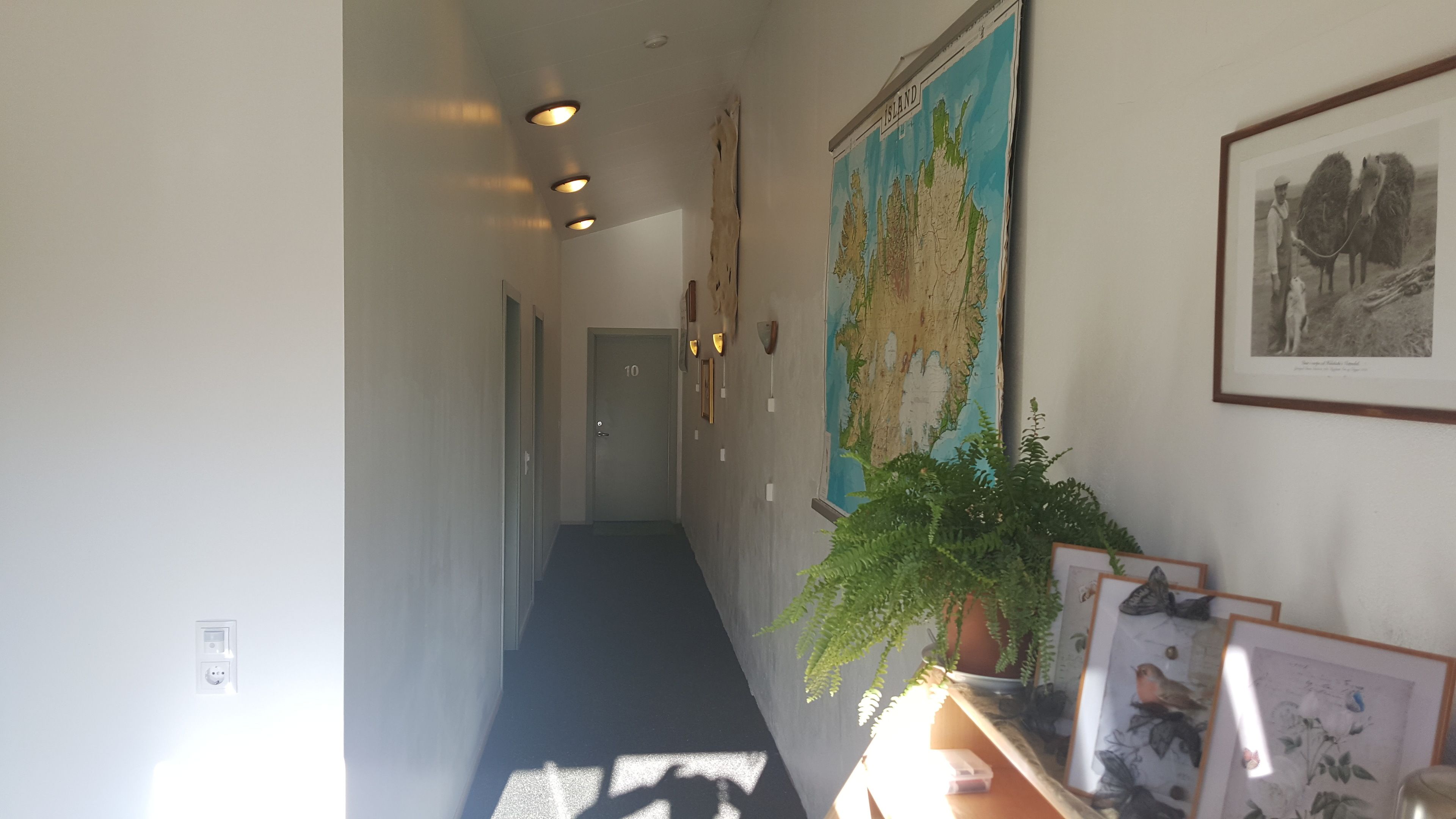 Interior entrance
