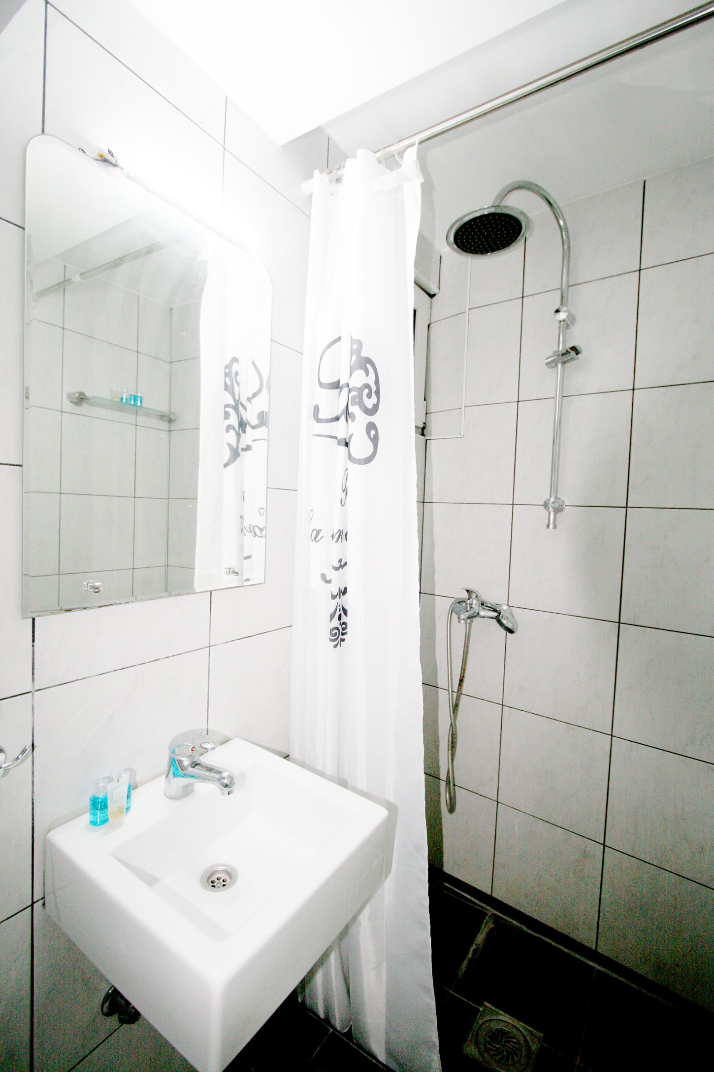 Appartement, 1 chambre | Douche de la salle de bain
