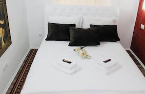 Apartment, 1 Schlafzimmer | Bügeleisen/Bügelbrett, kostenloses WLAN, Bettwäsche