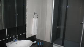 Free toiletries, hair dryer, slippers, towels