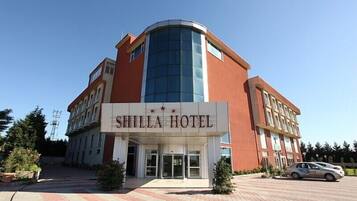 Majoituspaikan julkisivu