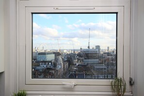 Byutsikt fra overnattingsstedet