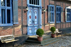 Majoituspaikan sisäänkäynti