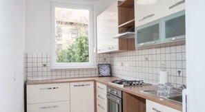 Apartment, 1 Bedroom, Balcony | Private kitchen - Mezzanine Apartments (Zagreb)