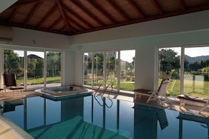 Una piscina climatizada