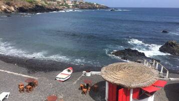 Vue sur la plage/lâocĂ©an
