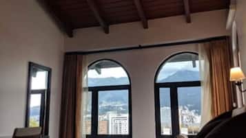 Minibar, caja de seguridad en la habitación y muebles diferentes