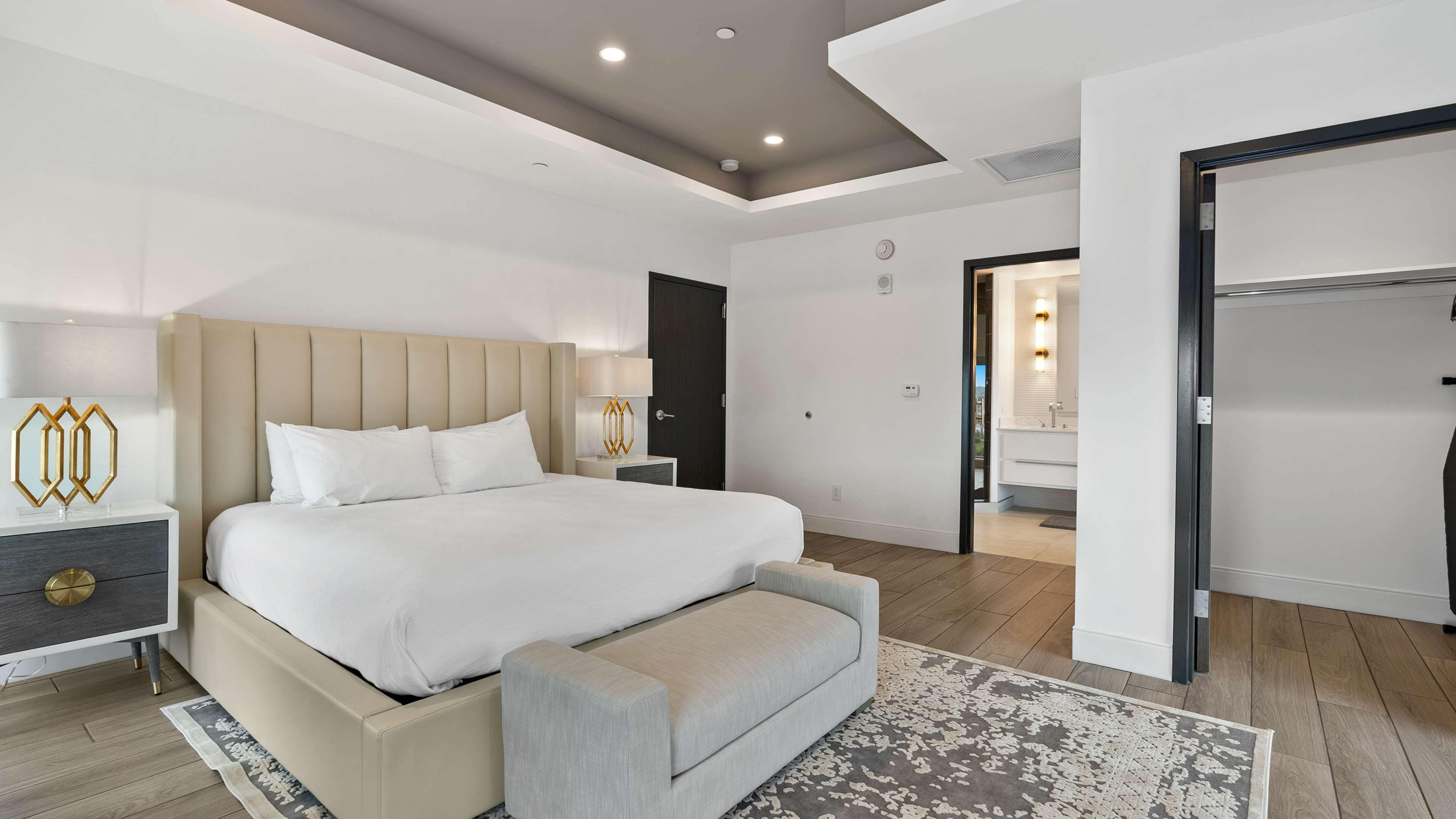 room, 2 bedrooms, city view | premium bedding, desk, blackout curtains, iron/ironing board