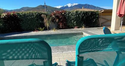 maison moderne familiale entre mer et montagne