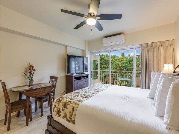 1 غرفة نوم ومكواة/لوح كي وخدمة الإنترنت