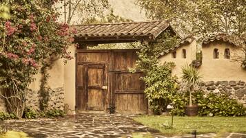 Entrada de la propiedad