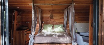 Cabane Celeste with private indoor spa 