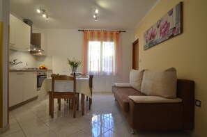 Apartment, 2 Bedrooms (N2) | Living area | TV - Apartment Kuftic - Relax Zone (Rovinj)