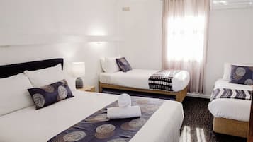 Family Triple Room, Multiple Beds, Non Smoking | Premium bedding, blackout drapes, WiFi, bed sheets