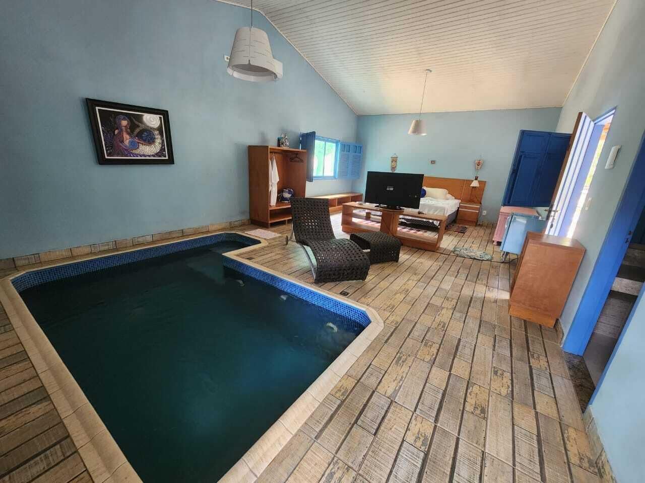 华丽木屋, 1 张特大床, 无烟房 | 迷你吧、遮光窗帘