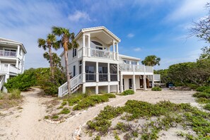Exterior - BEACHFRONT Beauty in the Dunes!!, 5BR/4BA Sleeps 10, 3 Community Pools! (St. George Island)