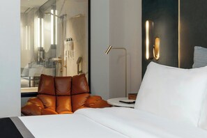 Premium bedding, minibar, in-room safe, desk