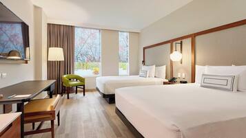 Habitación, 2 camas matrimoniales | Ropa de cama de alta calidad y edredón