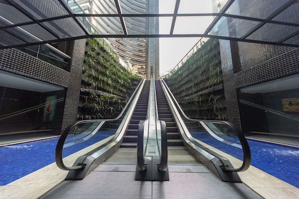 Indoor pool, outdoor pool