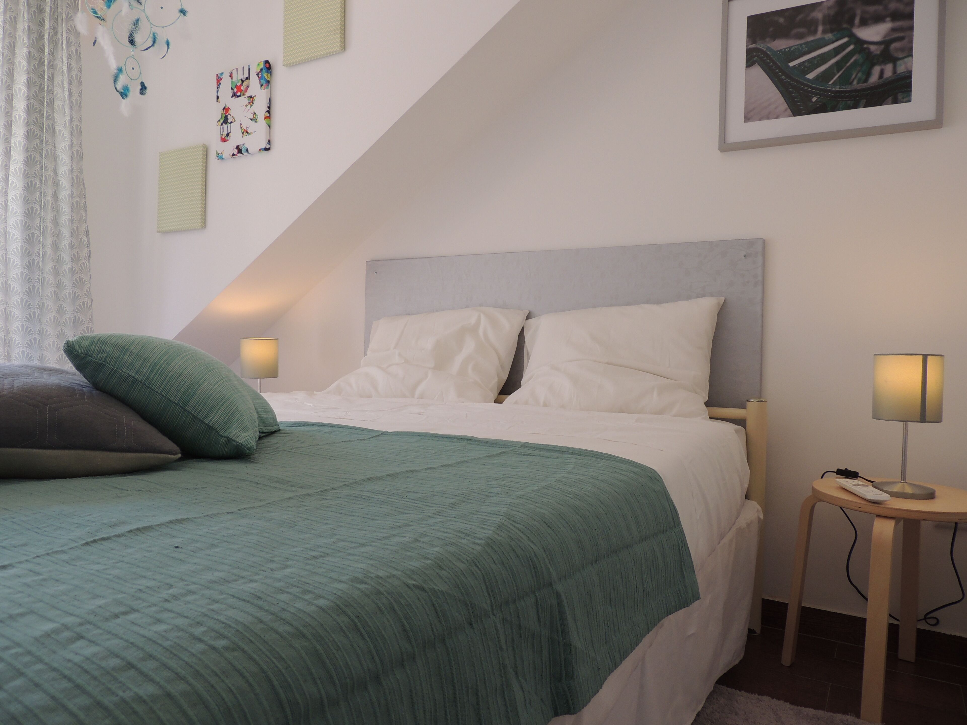 1 غرفة نوم ومكواة/لوح كي وواي فاي وملاءات أسرّة