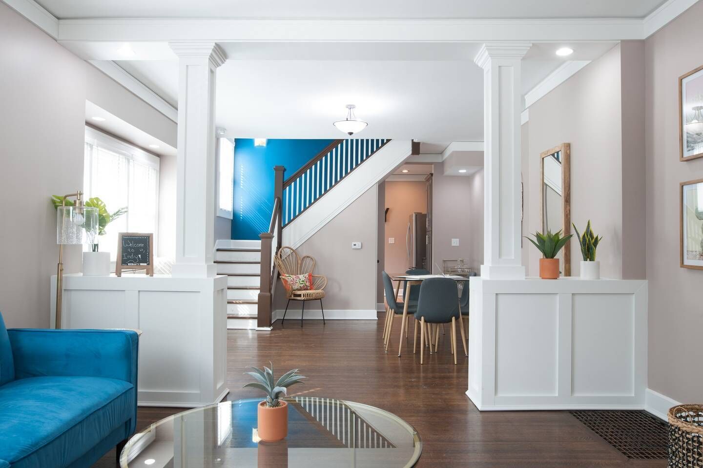 Adorable Remodeled Broadripple home walking distance to bars and restaurant. 