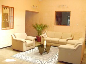 Lobby sitting area