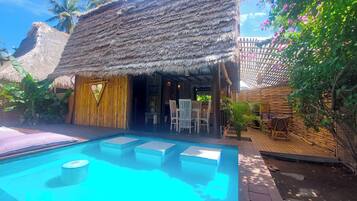 Lyxvilla - 1 sovrum | Egyptiska bomullslakan och sÀngtillbehör av högsta kvalitet