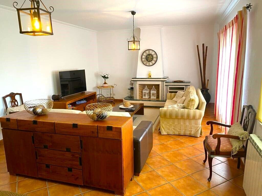 TV, fireplace, DVD player, table football