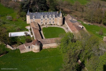 Aerial view of the domain