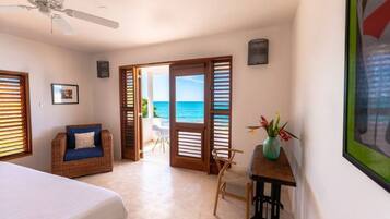 2 bedrooms, in-room safe, travel crib, internet