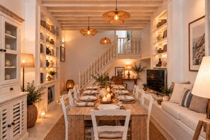 Dining - 6BR 7BA Exclusive next to the Beach, Large Private Pool Sea & Sun Villa Mykonos (Mykonos)