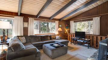 TV, fireplace, DVD player