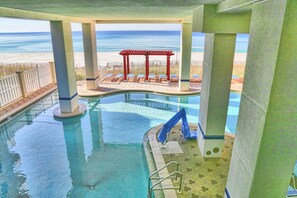 Indoor pool, a heated pool - Majestic Tower 2-1104  Come And Enjoy The Perfect Sunsets On The Large Balcony (Panama City Beach)