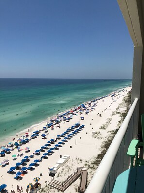 Balcony view, west