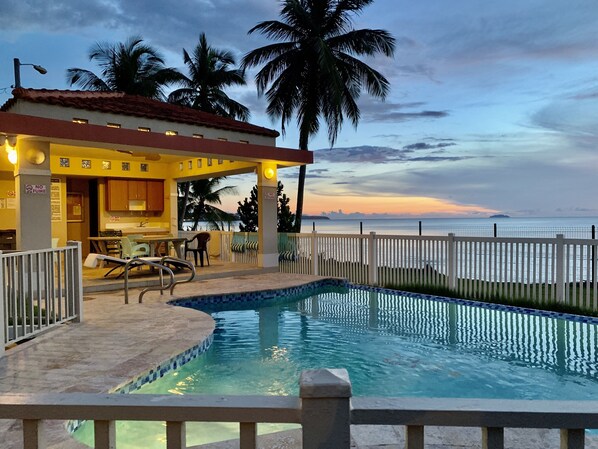 Alberca al aire libre 